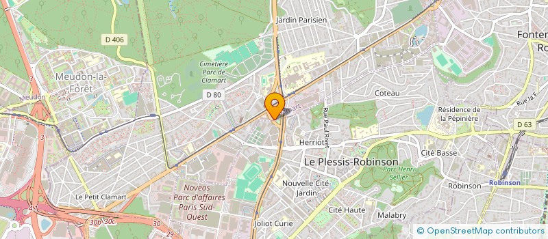 localisation de l'entreprise T.S.T. à CLAMART