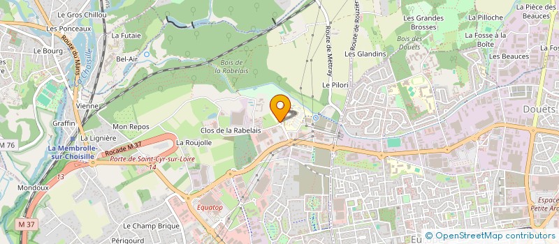 localisation de l'entreprise T&S - TRUCKS & STORES  SAINT-CYR-SUR-LOIRE