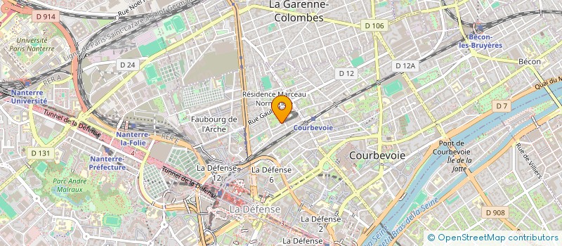 localisation de l'entreprise T SAM PLOMBERIE à COURBEVOIE