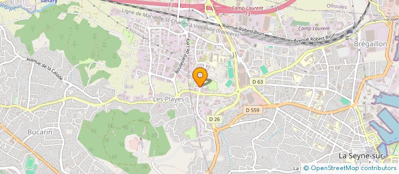 localisation de l'entreprise T SOFTWARE  LA SEYNE-SUR-MER