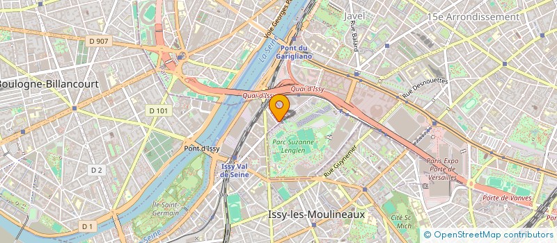 localisation de l'entreprise T-SQUARE à ISSY LES MOULINEAUX