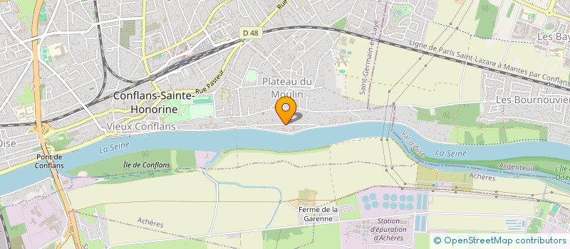 localisation de l'entreprise T STUDIO  CONFLANS-SAINTE-HONORINE