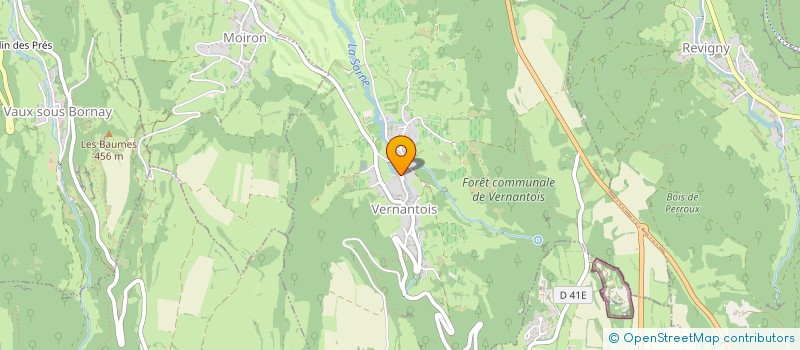 localisation de l'entreprise T & T  VERNANTOIS