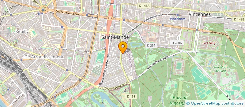 localisation de l'entreprise T & T à SAINT-MANDE