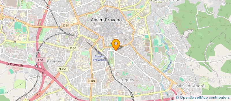 localisation de l'entreprise T.T. à AIX-EN-PROVENCE