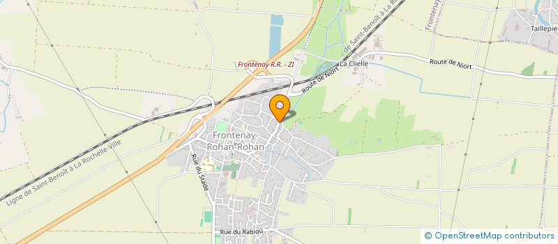 localisation de l'entreprise T.T  FRONTENAY-ROHAN-ROHAN
