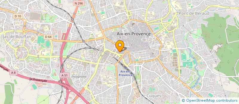 localisation de l'entreprise T T A  AIX-EN-PROVENCE
