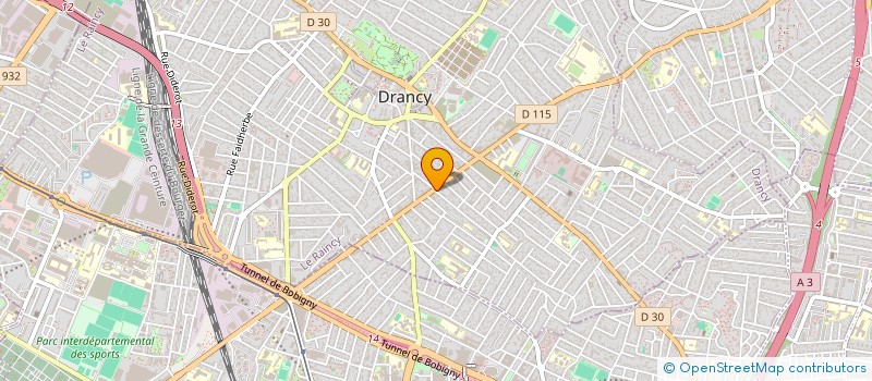 localisation de l'entreprise T.T.A. SERVICES à DRANCY