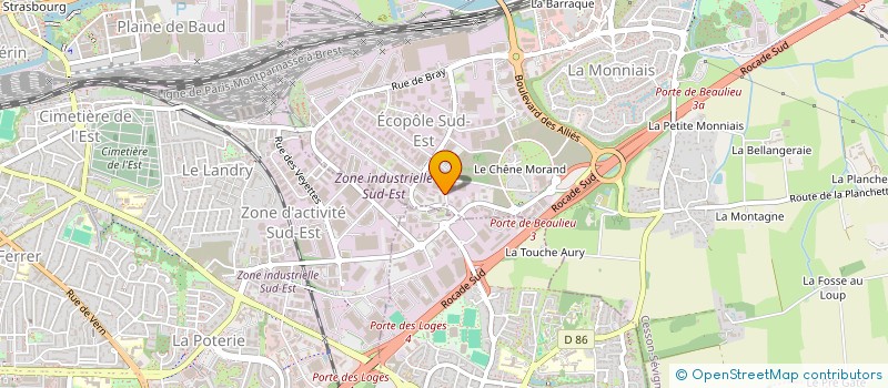 localisation de l'entreprise T.T.B. à CESSON-SEVIGNE