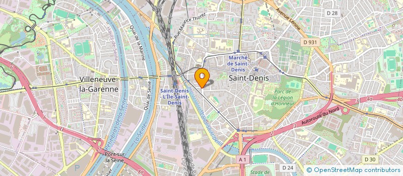 localisation de l'entreprise T.T.B à SAINT-DENIS