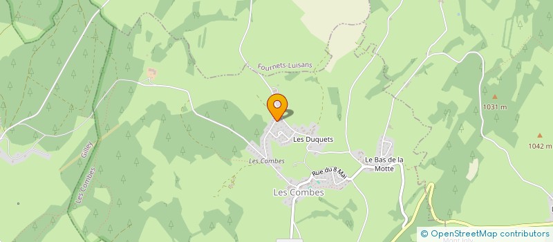 localisation de l'entreprise T.T.B. à LES COMBES