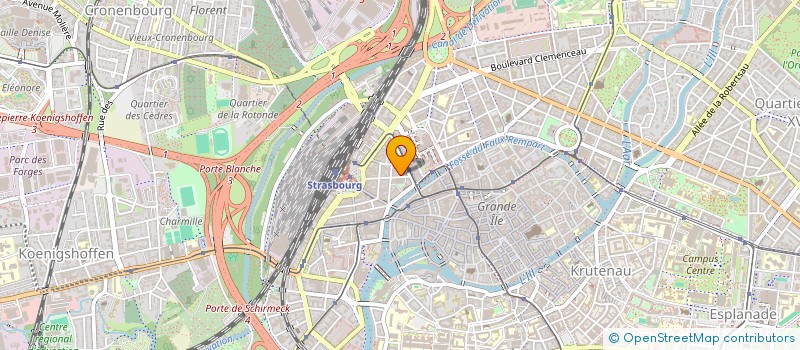 localisation de l'entreprise T.T.B. TOUS TRAVAUX BATIMENT à STRASBOURG