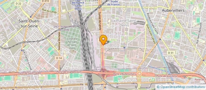 localisation de l'entreprise T.T.BAT  SAINT-DENIS