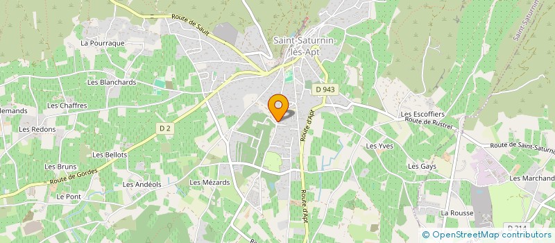 localisation de l'entreprise T.T.C.  SAINT-SATURNIN-LES-APT