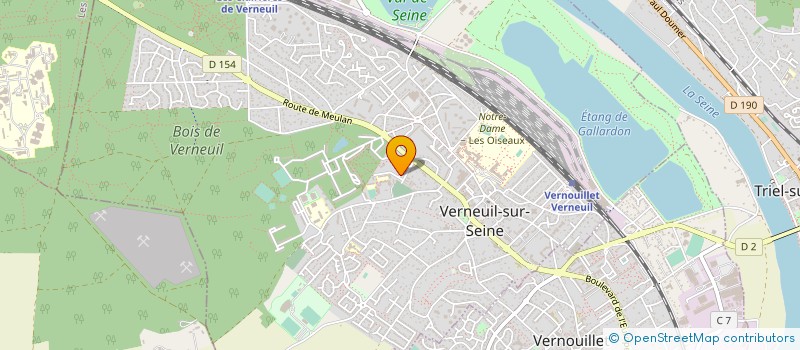 localisation de l'entreprise T T C M  VERNEUIL-SUR-SEINE