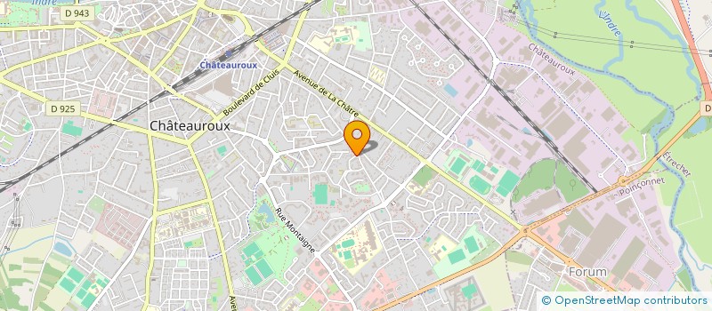 localisation de l'entreprise T.T CONSTRUCTION à CHATEAUROUX