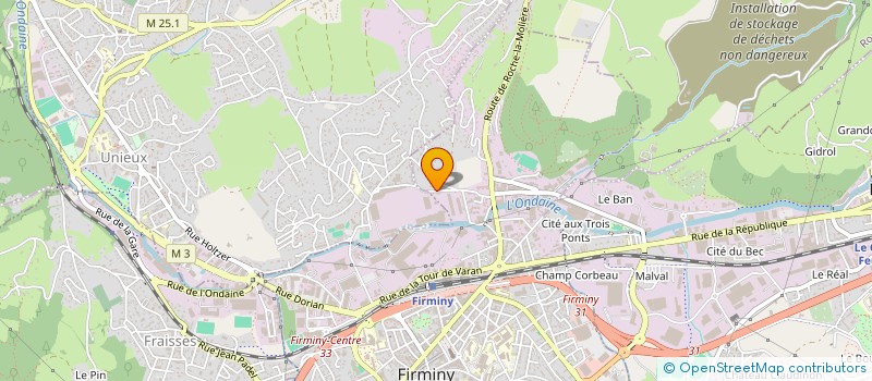 localisation de l'entreprise T T E ENTREPRISES à FIRMINY