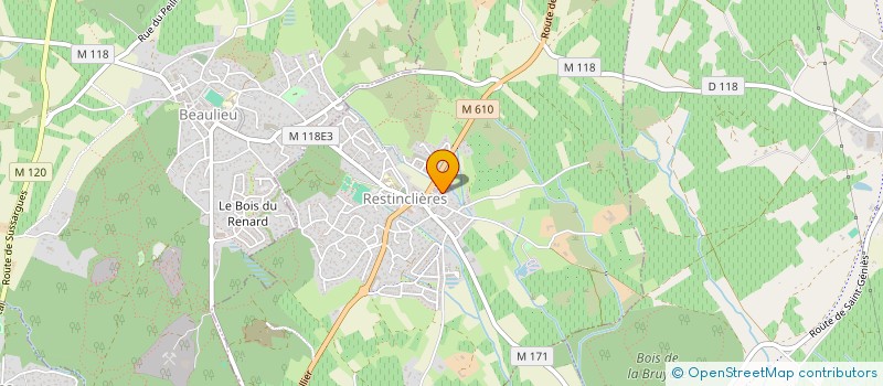 localisation de l'entreprise T.T.F.P  RESTINCLIERES