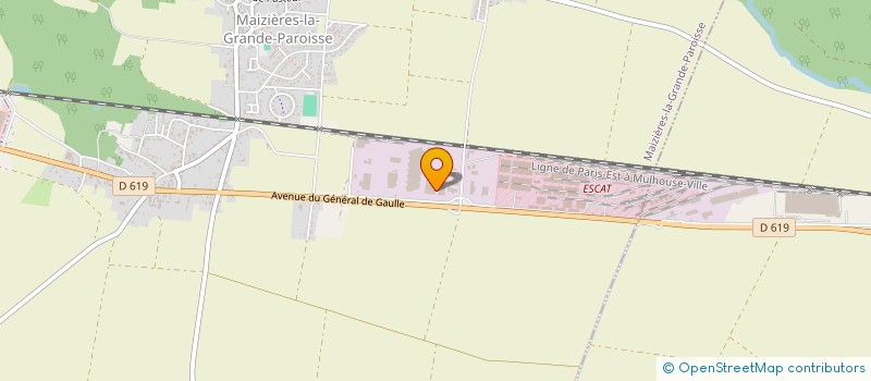 localisation de l'entreprise T.T.F.P  MAIZIERES-LA-GRANDE-PAROISSE