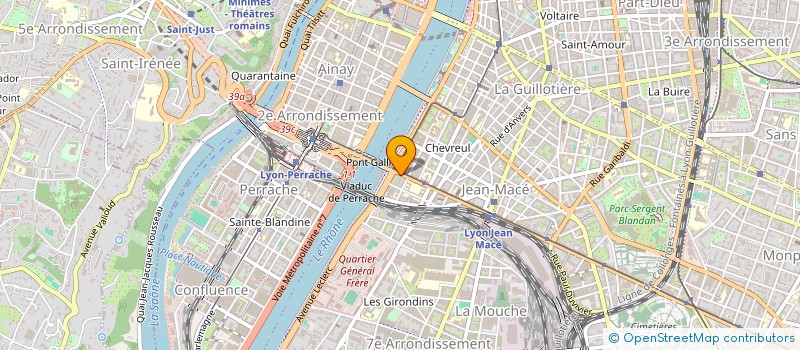 localisation de l'entreprise T.T.H. UP  LYON