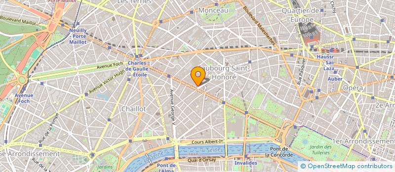 localisation de l'entreprise T T INTERNATIONAL à PARIS