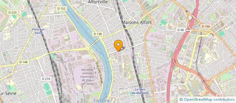 localisation de l'entreprise T.T.J à ALFORTVILLE