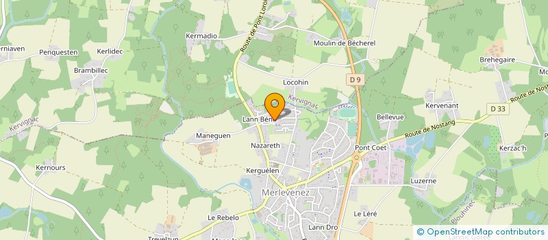 localisation de l'entreprise T. T. J. F. V. C. à MERLEVENEZ