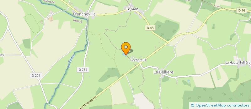 localisation de l'entreprise T.T.P.A.E. à LA BELLIERE