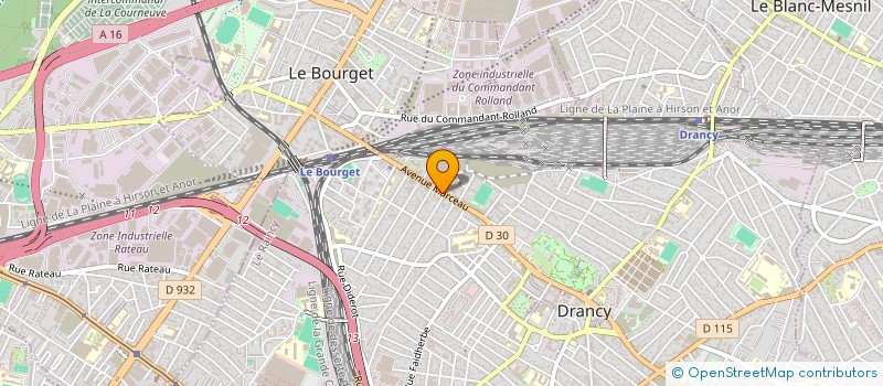 localisation de l'entreprise T.T.RAVAL à DRANCY
