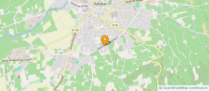 localisation de l'entreprise T.T. VL à VALREAS