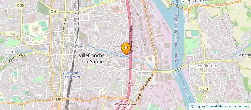 localisation de l'entreprise T-TEK à VILLEFRANCHE-SUR-SAONE