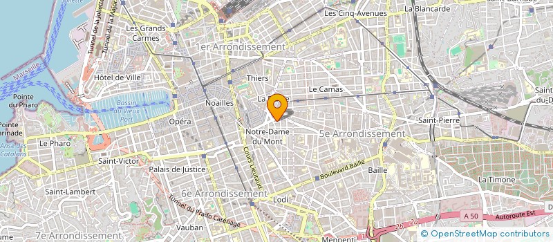 localisation de l'entreprise T-TIME à MARSEILLE