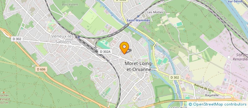 localisation de l'entreprise T.U.M.T.  MORET-LOING-ET-ORVANNE