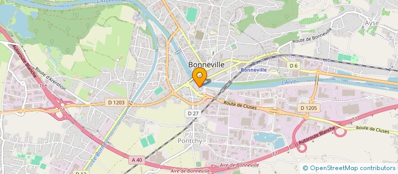 localisation de l'entreprise T.U.S. SARL  BONNEVILLE