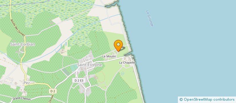 localisation de l'entreprise T.U.V. 33  SAINT-ESTEPHE