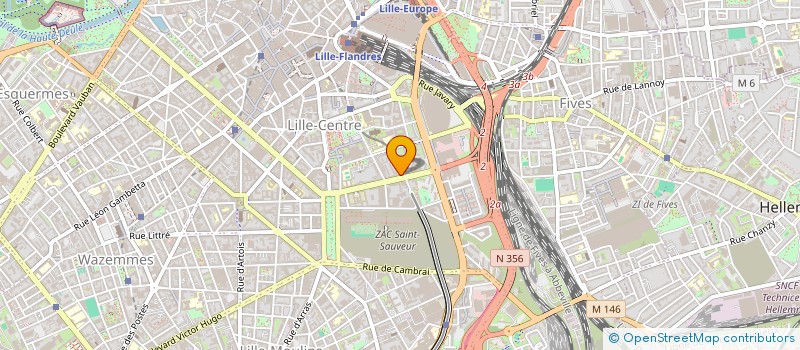 localisation de l'entreprise T & V à LILLE