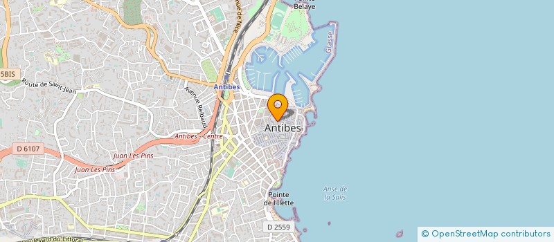 localisation de l'entreprise T V B à ANTIBES
