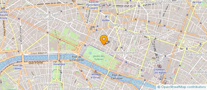 localisation de l'entreprise T.V.B.  PARIS