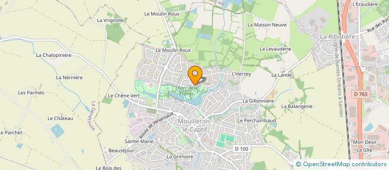 localisation de l'entreprise T.V.I. à MOUILLERON-LE-CAPTIF
