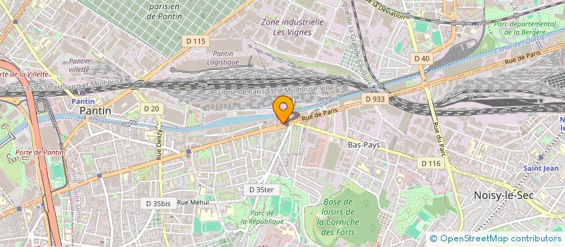 localisation de l'entreprise T V M T P  BOBIGNY