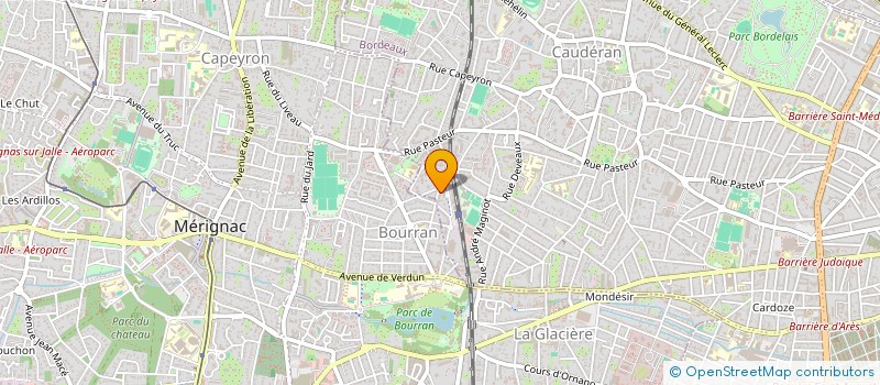 localisation de l'entreprise T.V.N.B. INTERNATIONAL  BORDEAUX