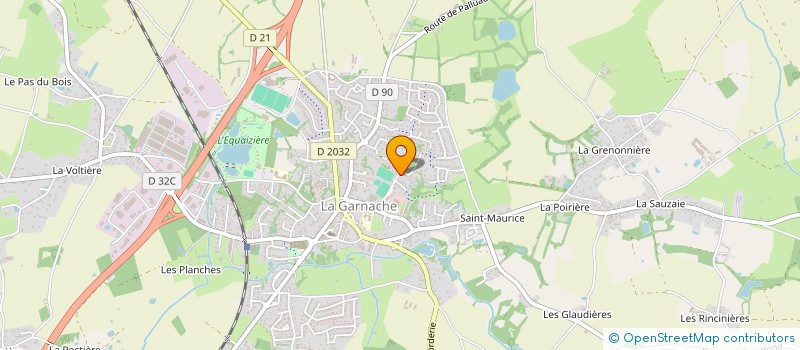 localisation de l'entreprise T.V.P. - TESSIER VALORISATION PONEY  GARNACHE (LA)