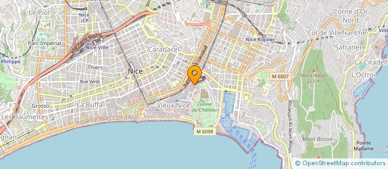 localisation de l'entreprise T.VAMBY à NICE