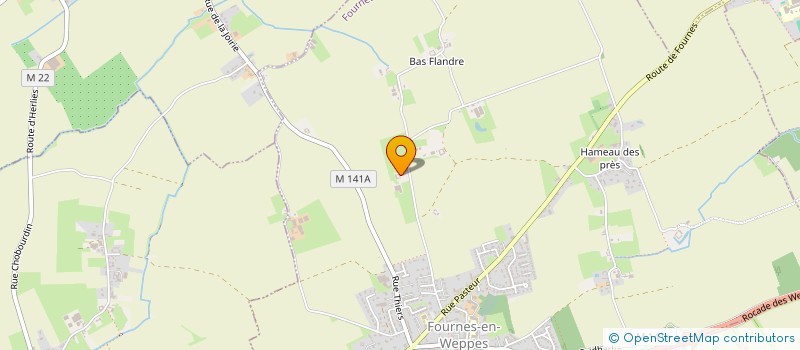 localisation de l'entreprise T&W GROUP  FOURNES-EN-WEPPES