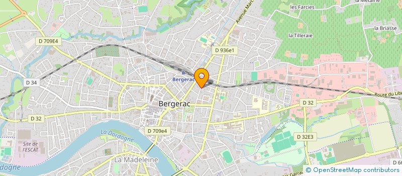localisation de l'entreprise T W I 2002 à BERGERAC