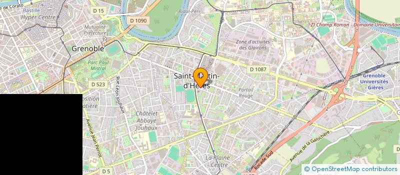 localisation de l'entreprise T.W.L  SAINT-MARTIN-D'HERES