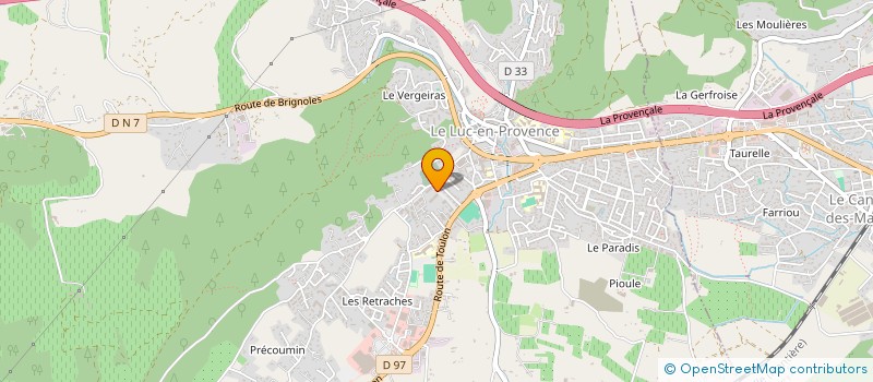 localisation de l'entreprise T W-L COMPANY  LE LUC