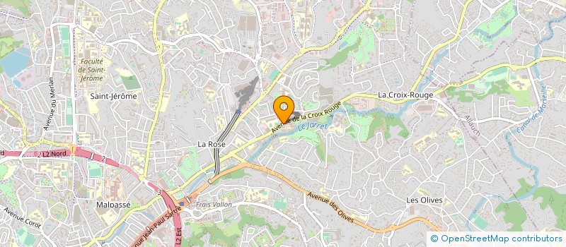 localisation de l'entreprise T&W PROD à MARSEILLE