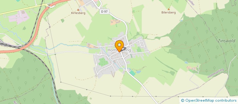 localisation de l'entreprise T.W.TERRASSEMENTS  HOMMARTING