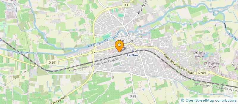 localisation de l'entreprise T.Y.M CONSEIL  LE THOR